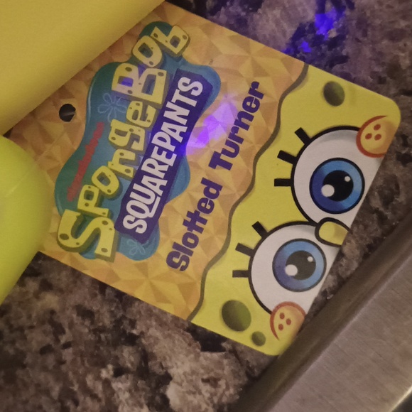 SpongeBob SquarePants Yellow and Blue Utensil Set Kitchen Set New - Picture 5 of 6